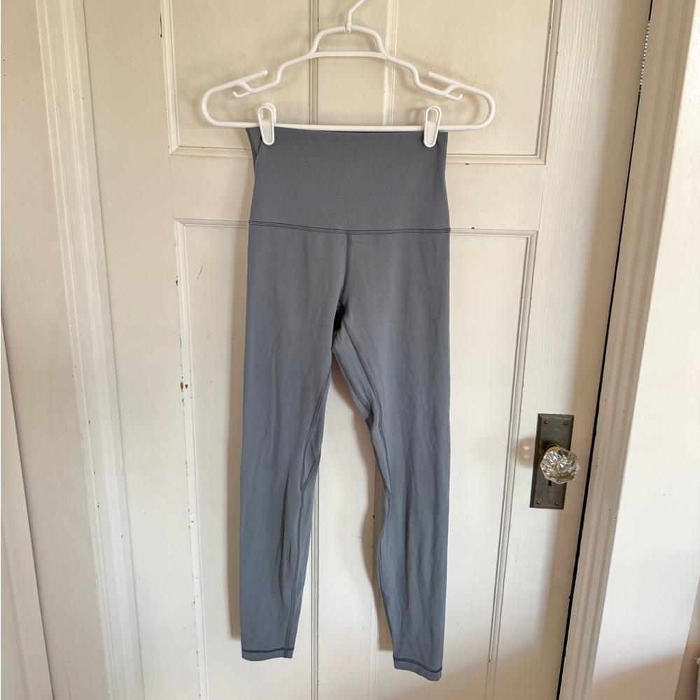 Lululemon‎ Wunder Train high rise gray pant size 6.